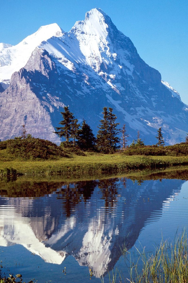 Monch и Eiger, Grosse Scheidegg, Швейцария