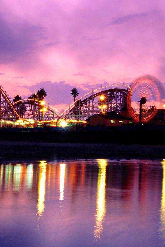 Летние Сумерки / Берег Санта-Круза / Калифорния / США