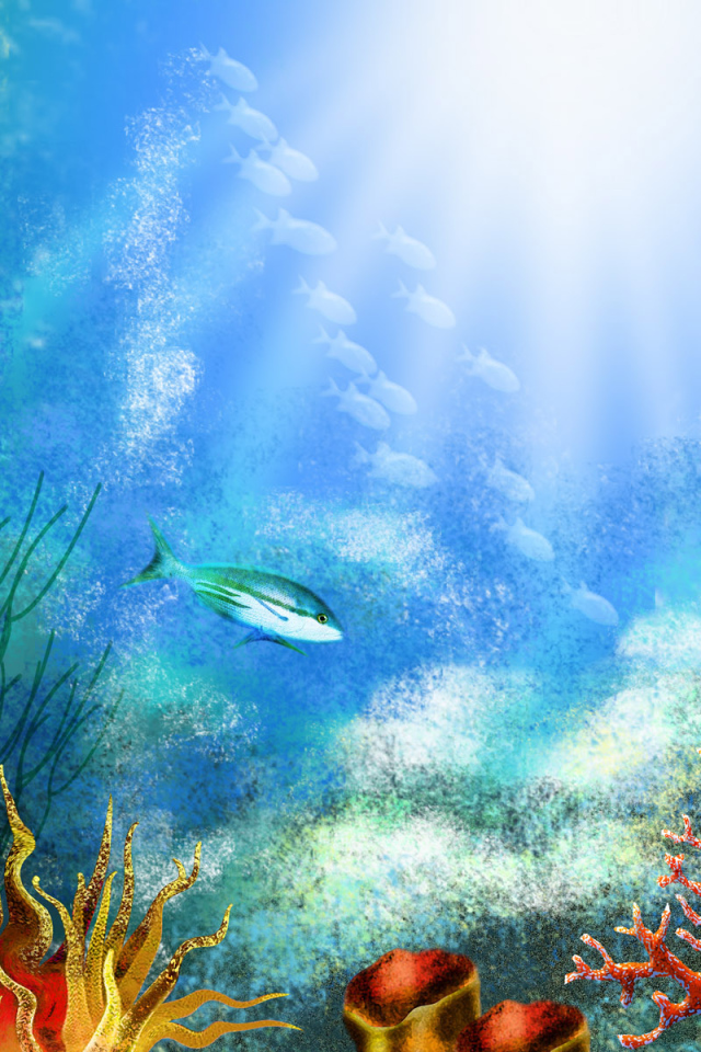 Аквариум с рыбками