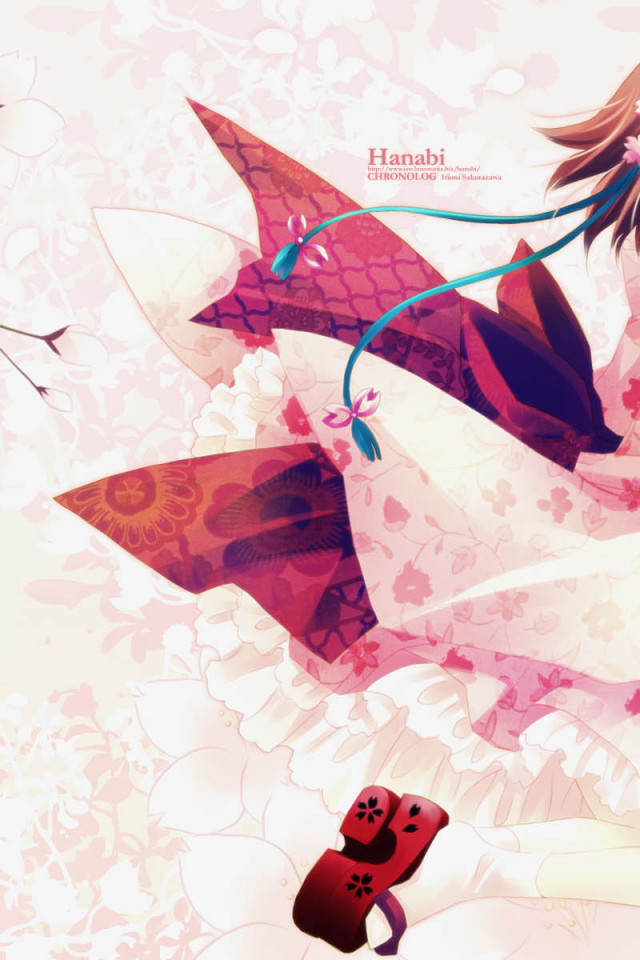 Аниме Девочка с ленточкой