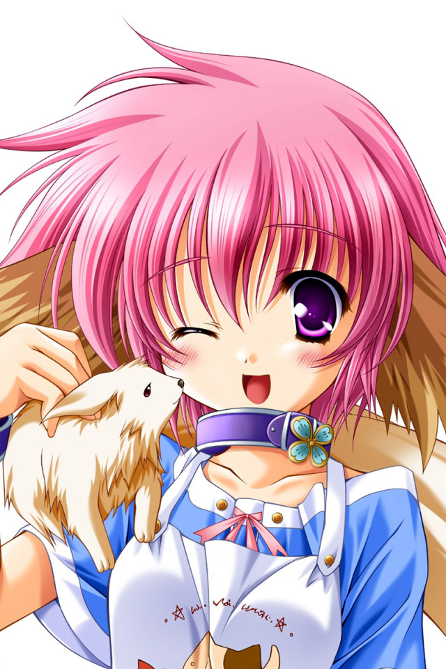 Девочка и зверек