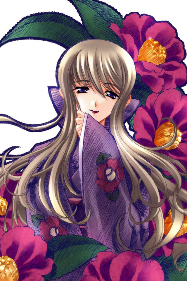 Нарисованная красотка