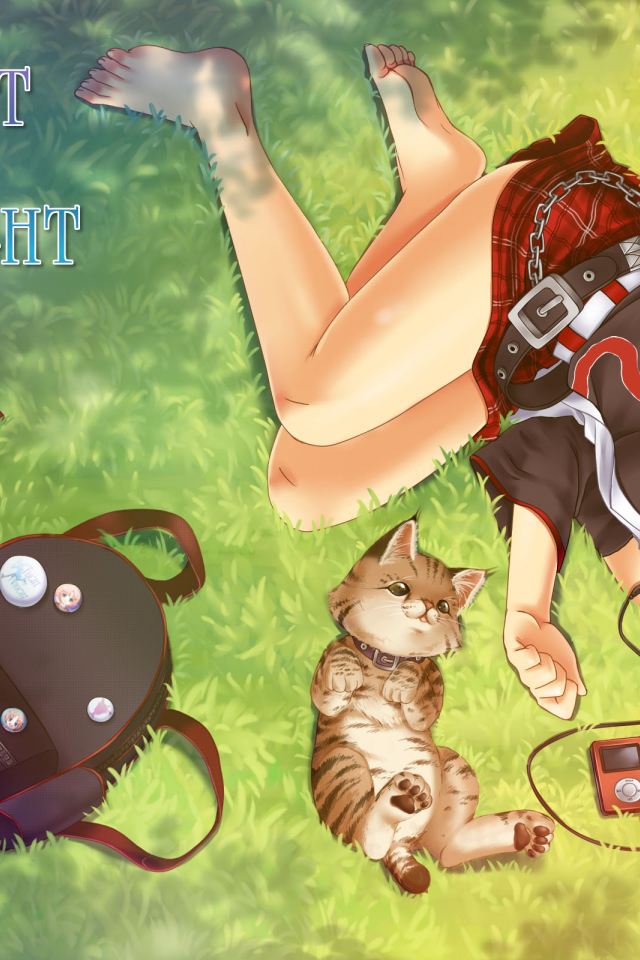 Школьница аниме