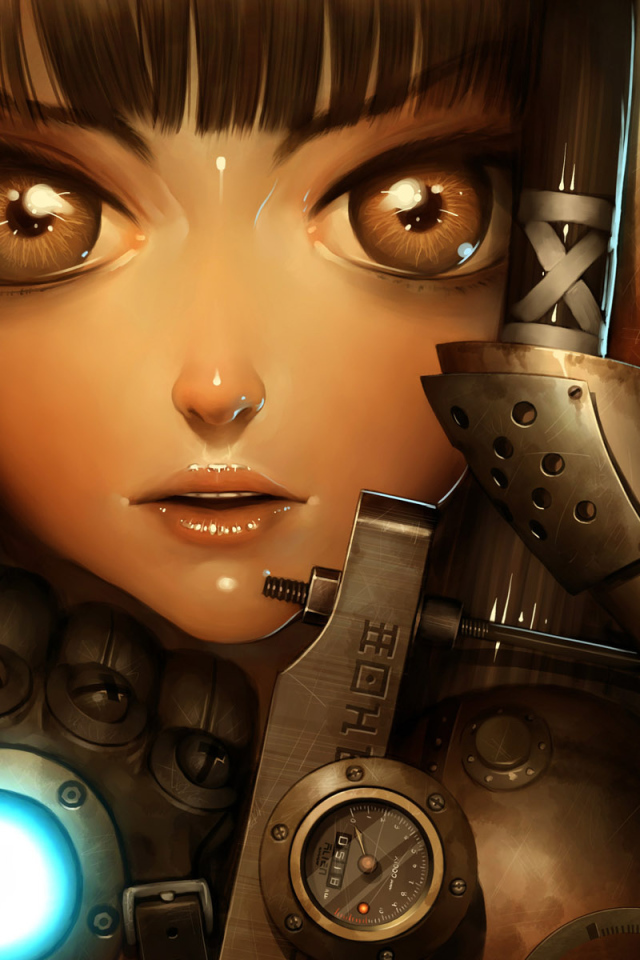 Девушка с большими глазами