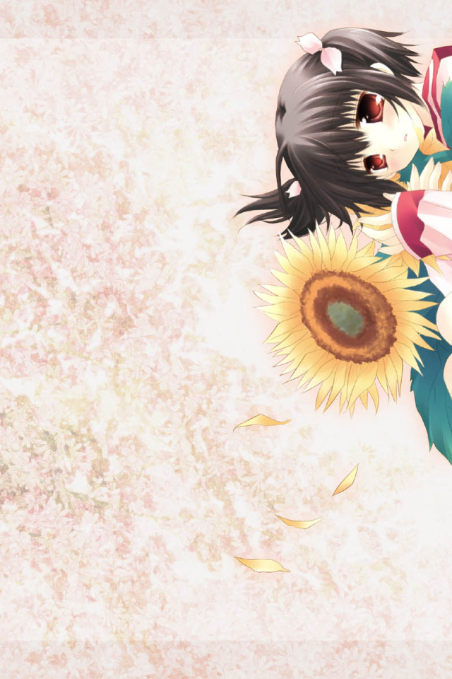 Девушка с подсолнухом