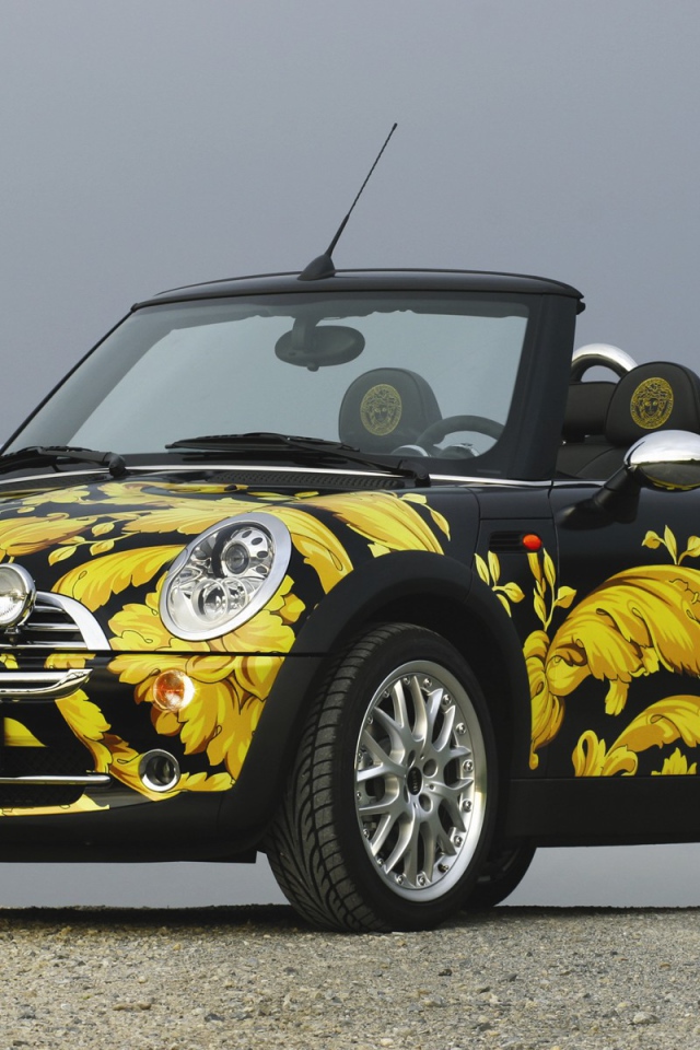 Мини Купер аэрография