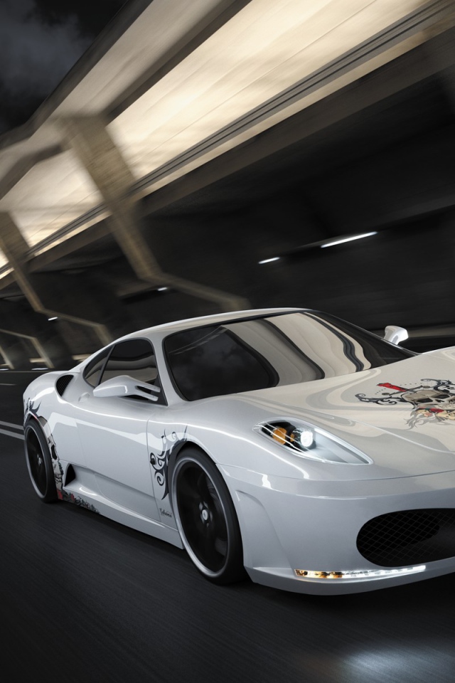 Крутая аэрография на машине