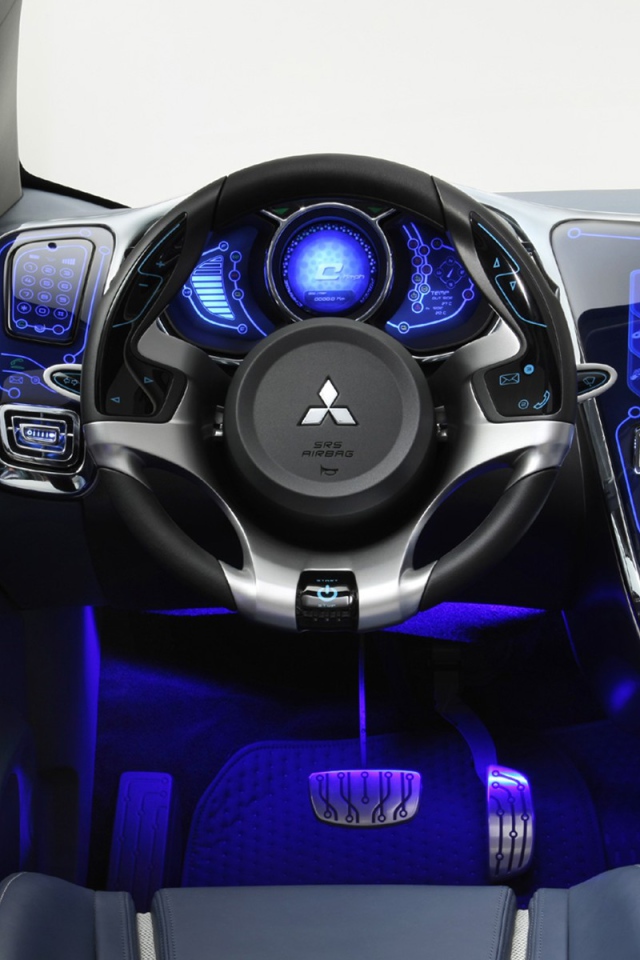 Салон автомобиля Mitsubishi