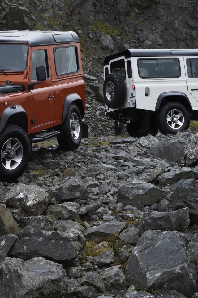 Land Rover в горах