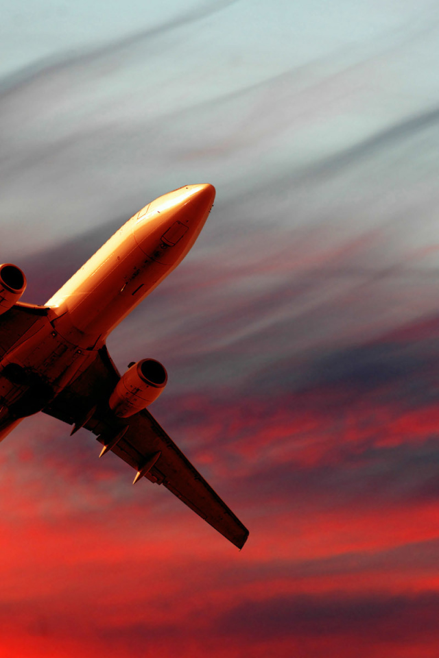 Полет на закате