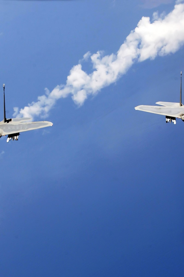 Военная авиация / истребители в небе