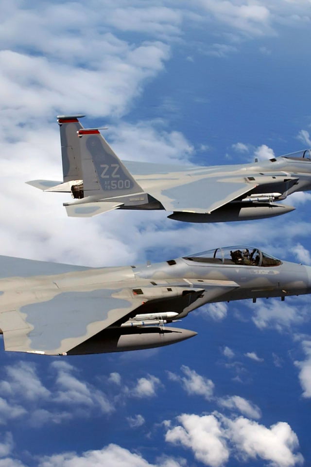 Военная авиация / два истребителя