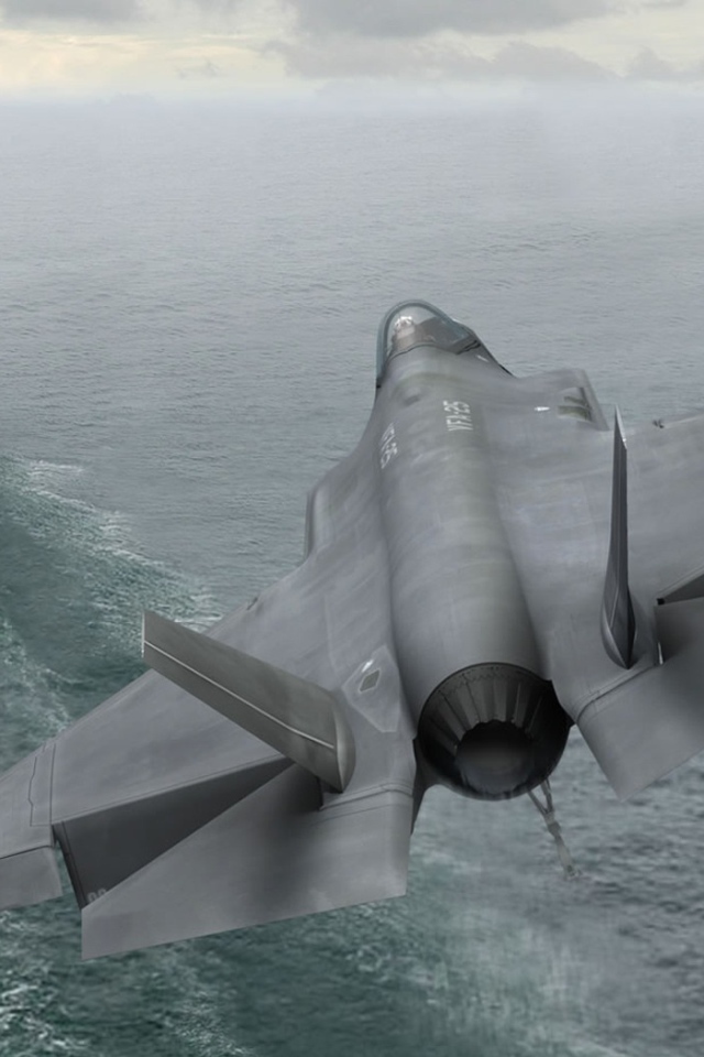 Посадка истребителя F 35