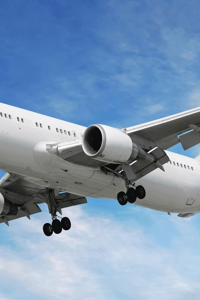 Самолет заходящий на посадку