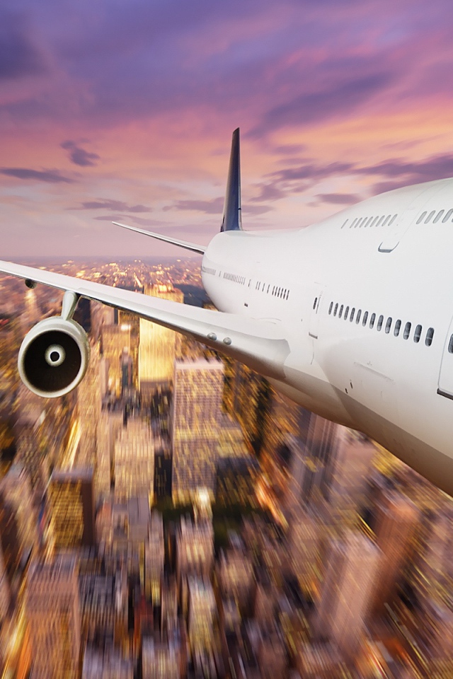 Полет над городом