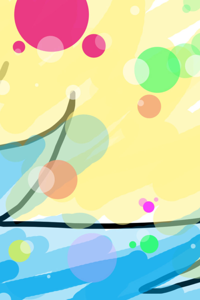 Нарисованная елка