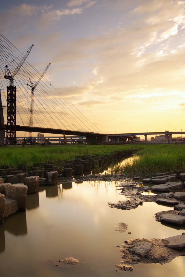 Пруд у моста