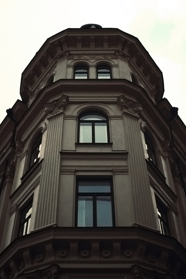 Красивая архитектура городского здания