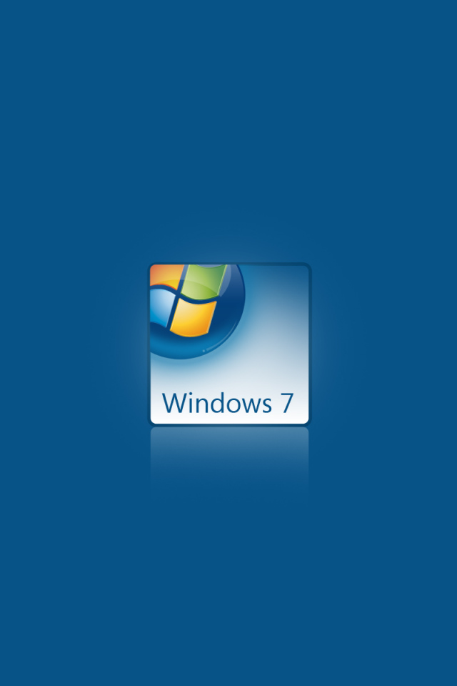 Microsoft Windows 7 light blue