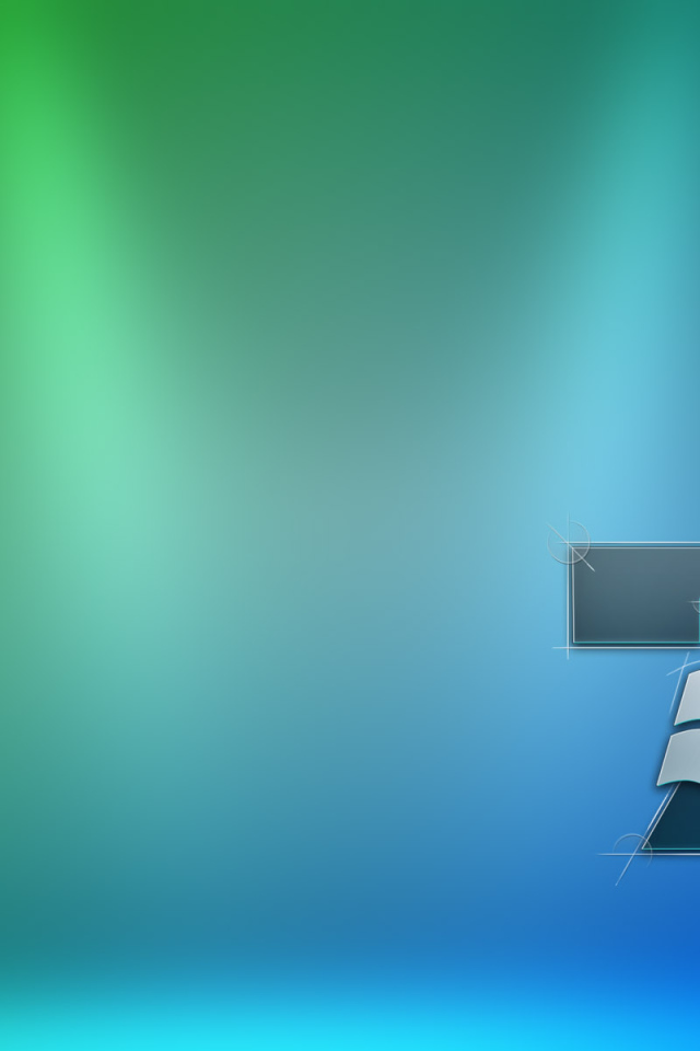 Windovs Seven синяя тема