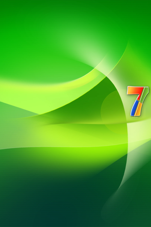 Windows 7 зелень