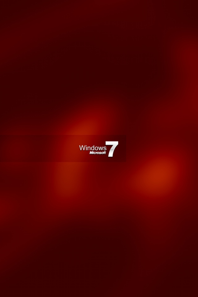 Windows 7 красный