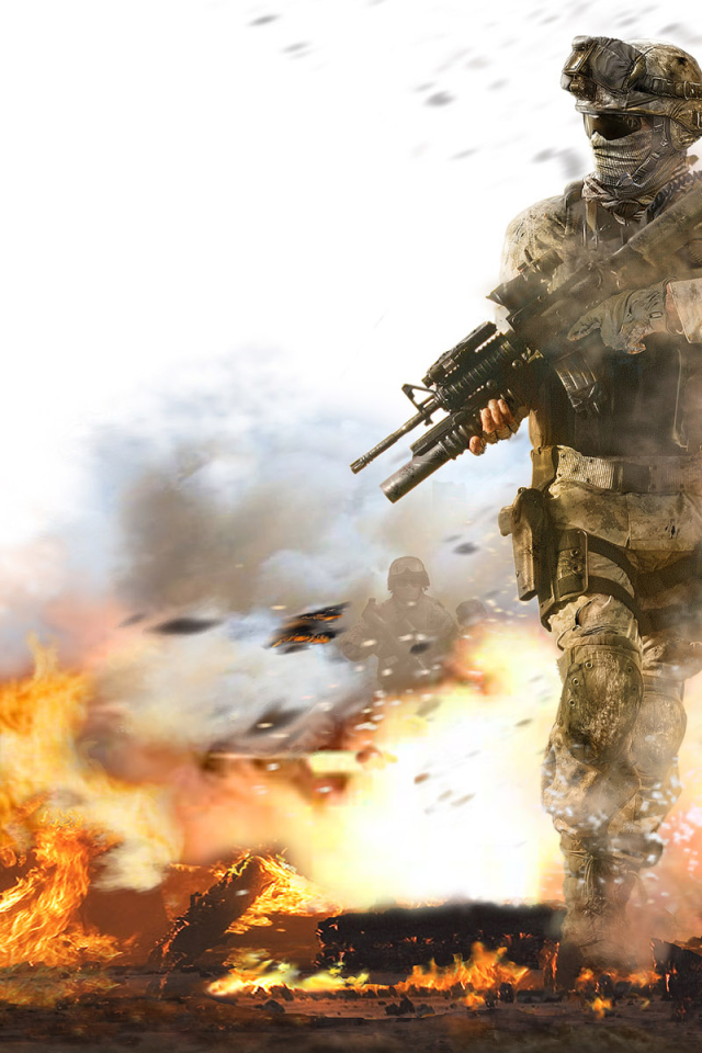 Вооруженный солдат