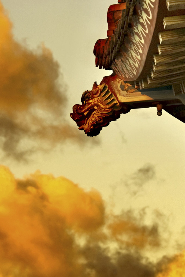 Декор в виде дракона