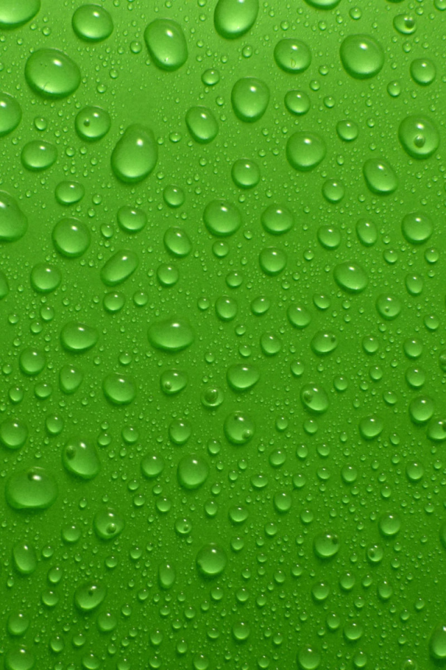 Зеленые капли