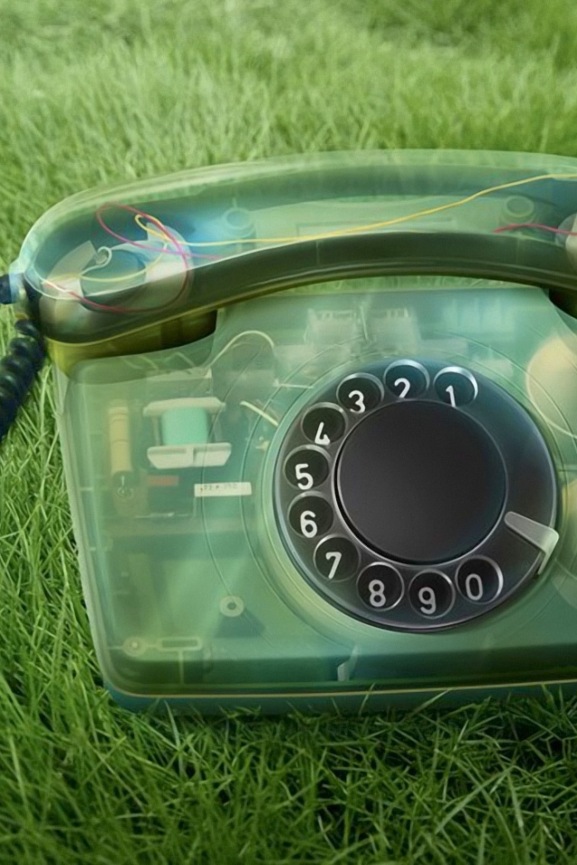Зеленый телефон
