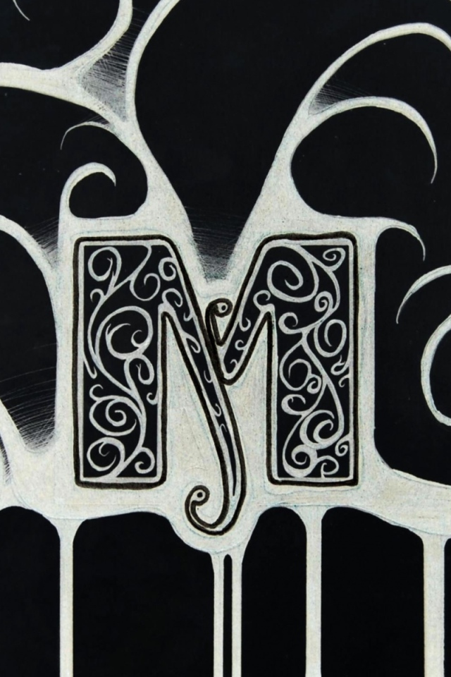 Буква М Графика