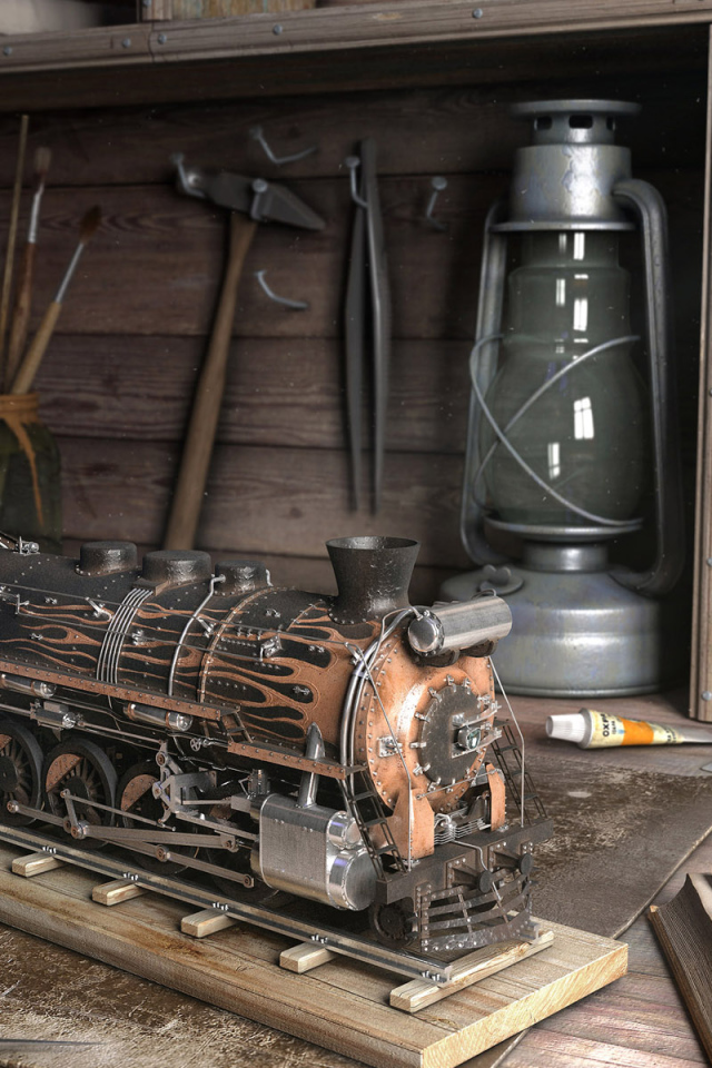 Игрушечный поезд