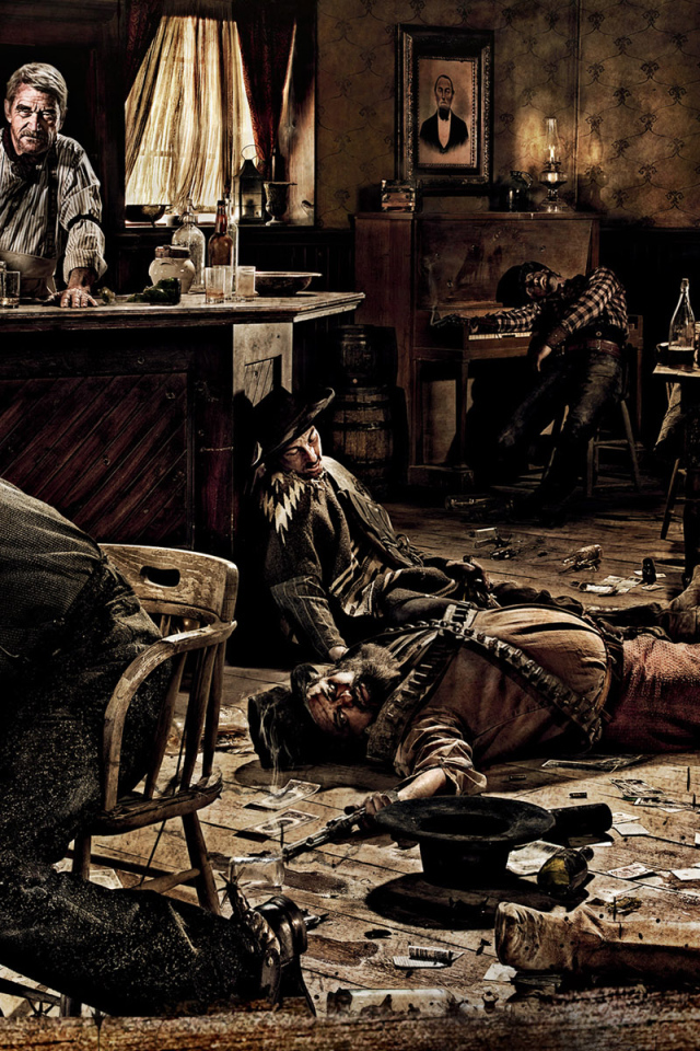 Перестрелка в салуне