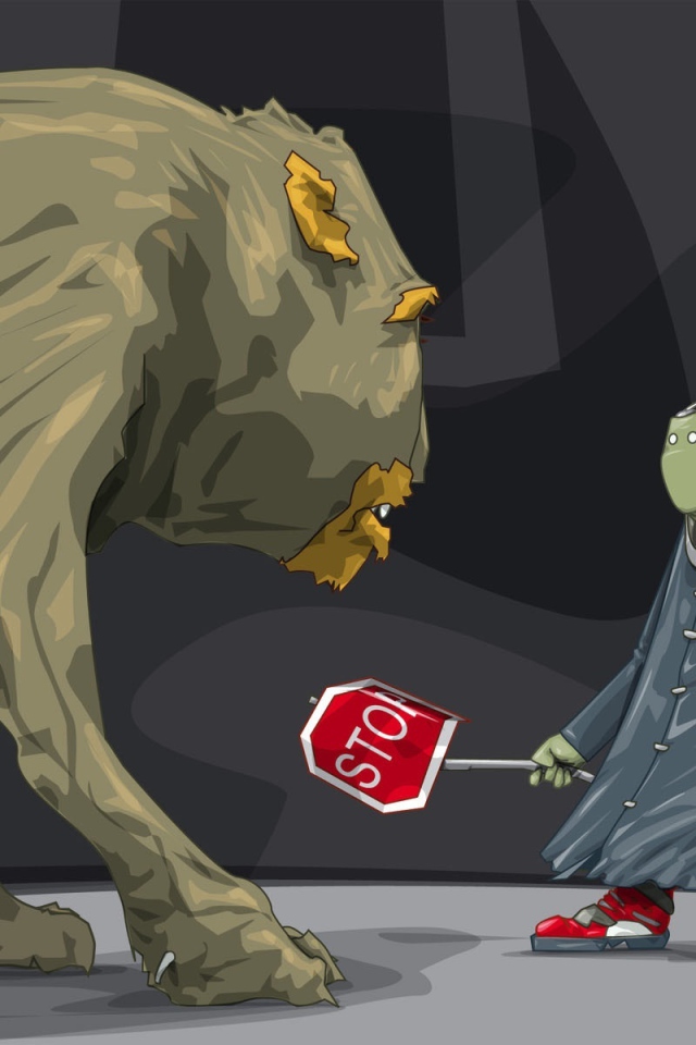 Попытка остановить монстра