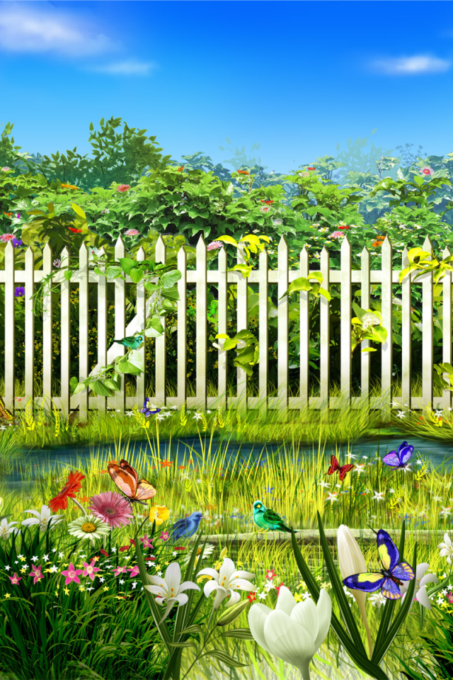 Цветущий сад