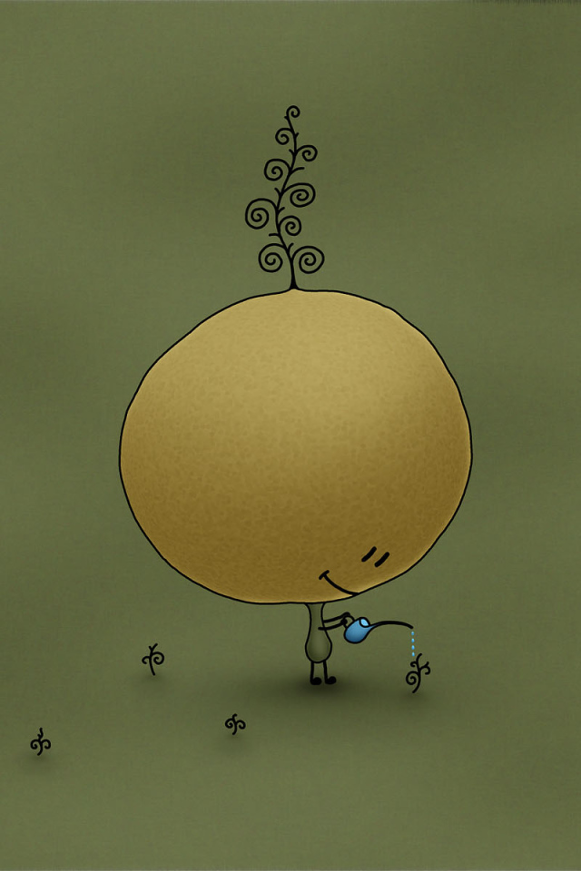 Человечек с большой головой