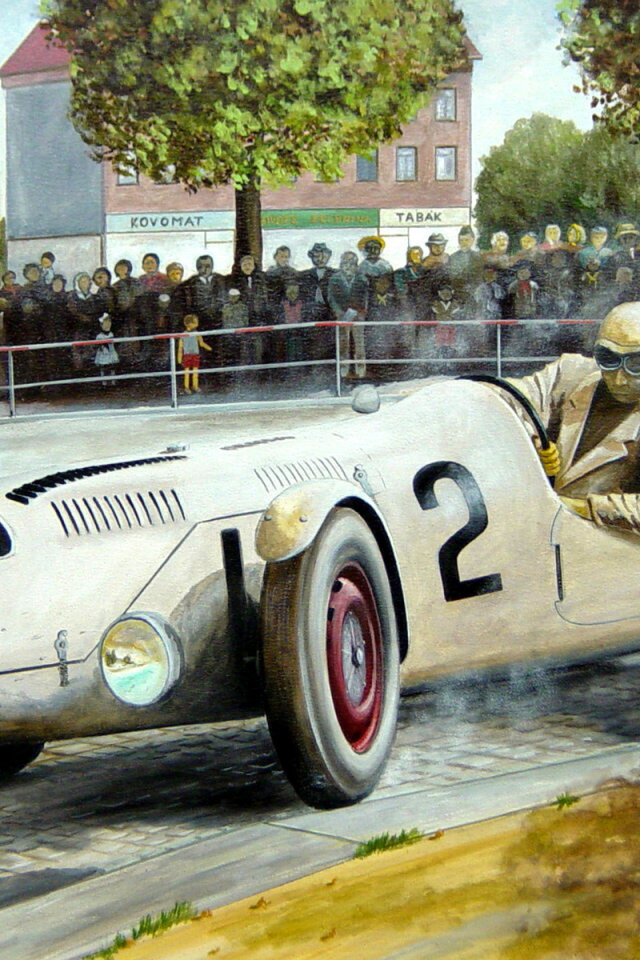 Спортивный ретро автомобиль