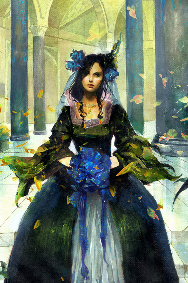 Девушка с бантом