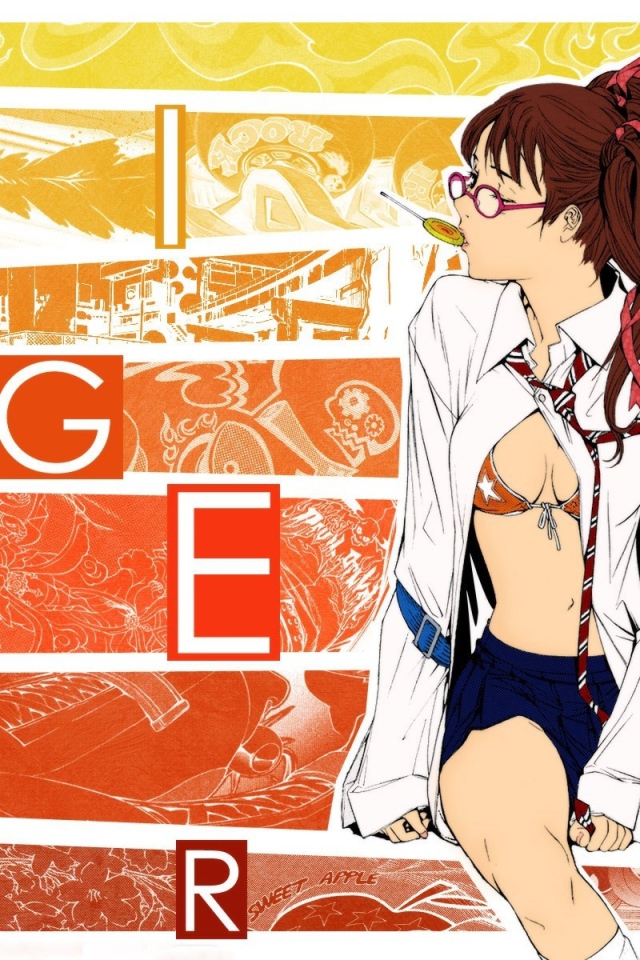 Девушка с леденцом