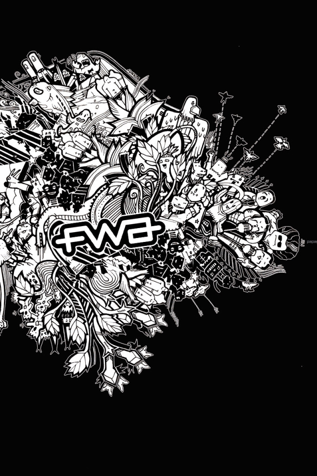 Черно белая графика