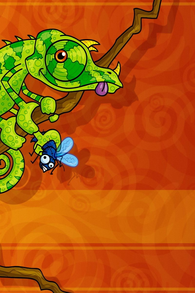 Ящер и муха