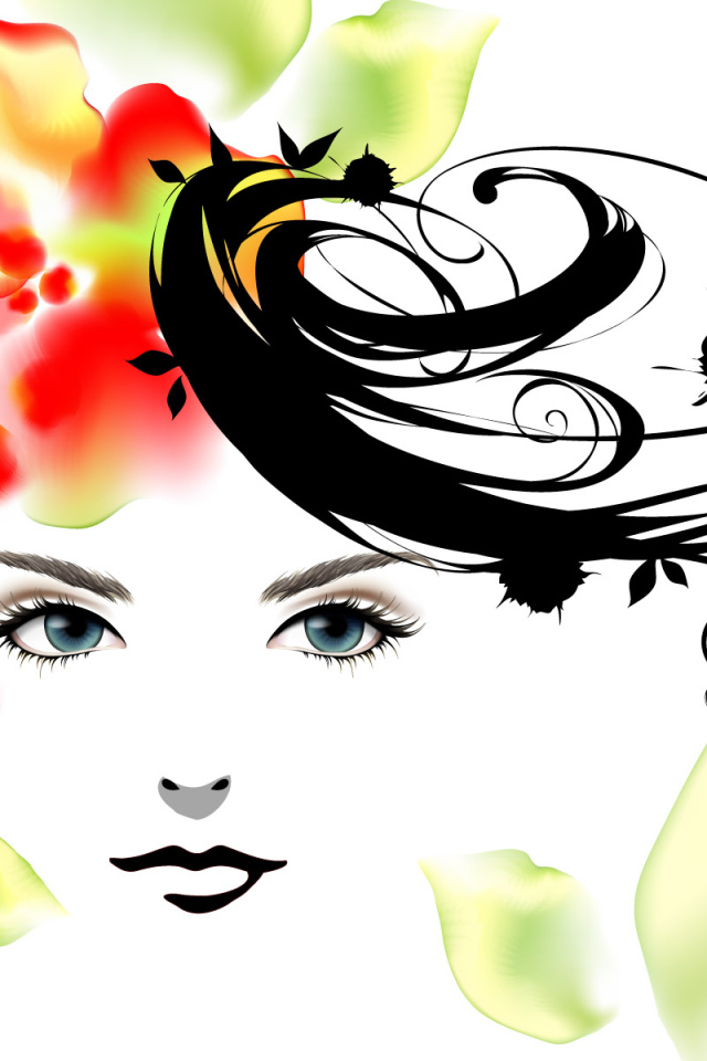 Рисованная дама