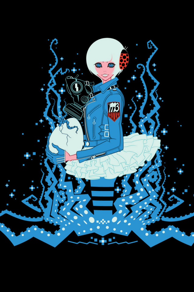 Векторная девчонка