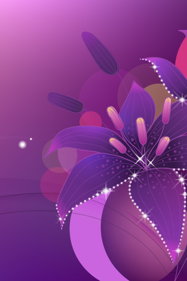 Фиолетовые цветы