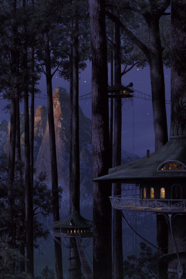 Дома лесных эльфов