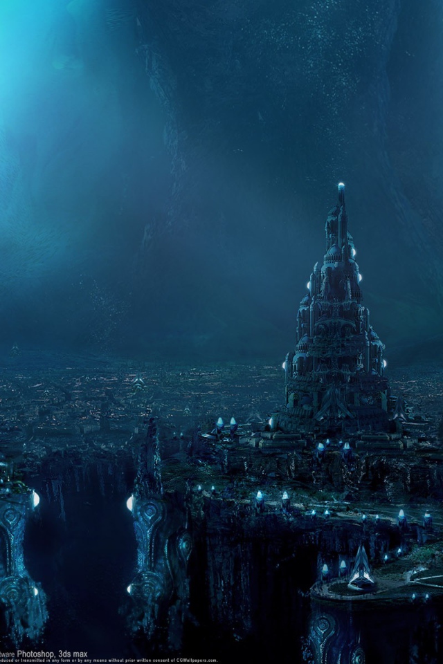 город в скале