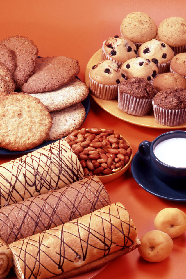 Хлебные лепешки с пирожным