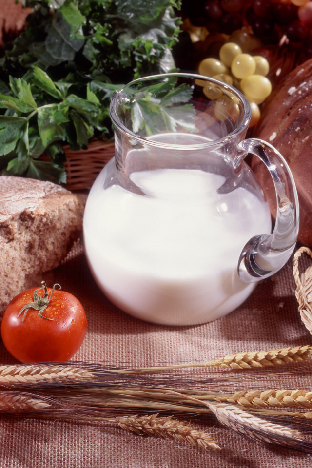 Ржаной хлеб с молоком