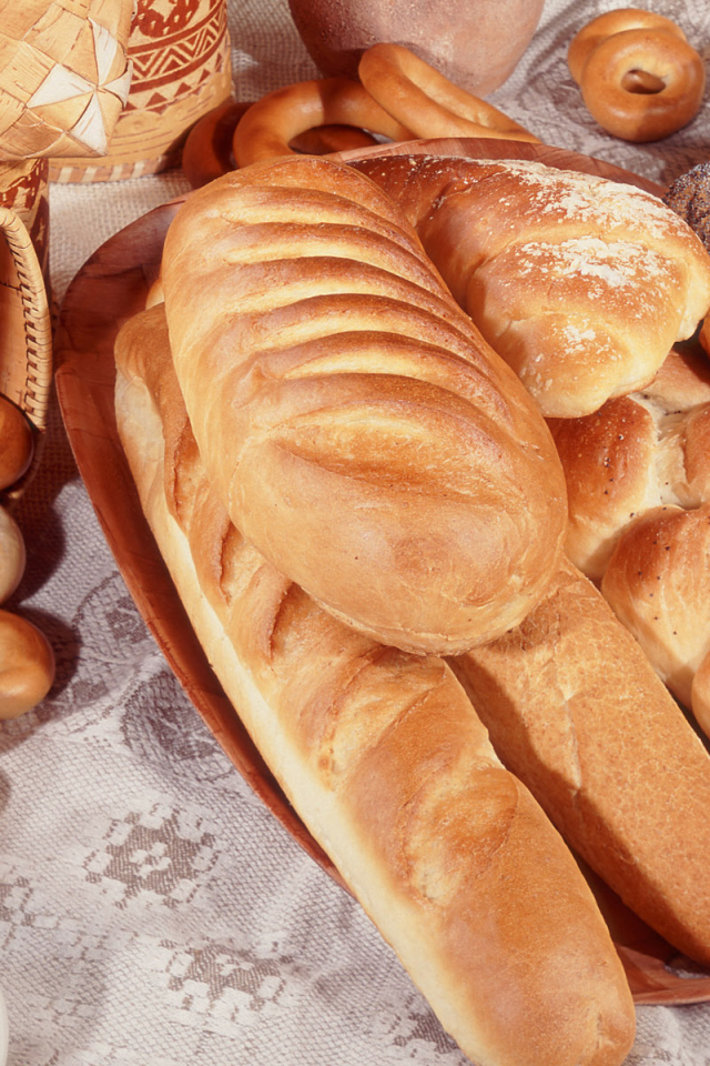 Белый хлеб и Французские булочки