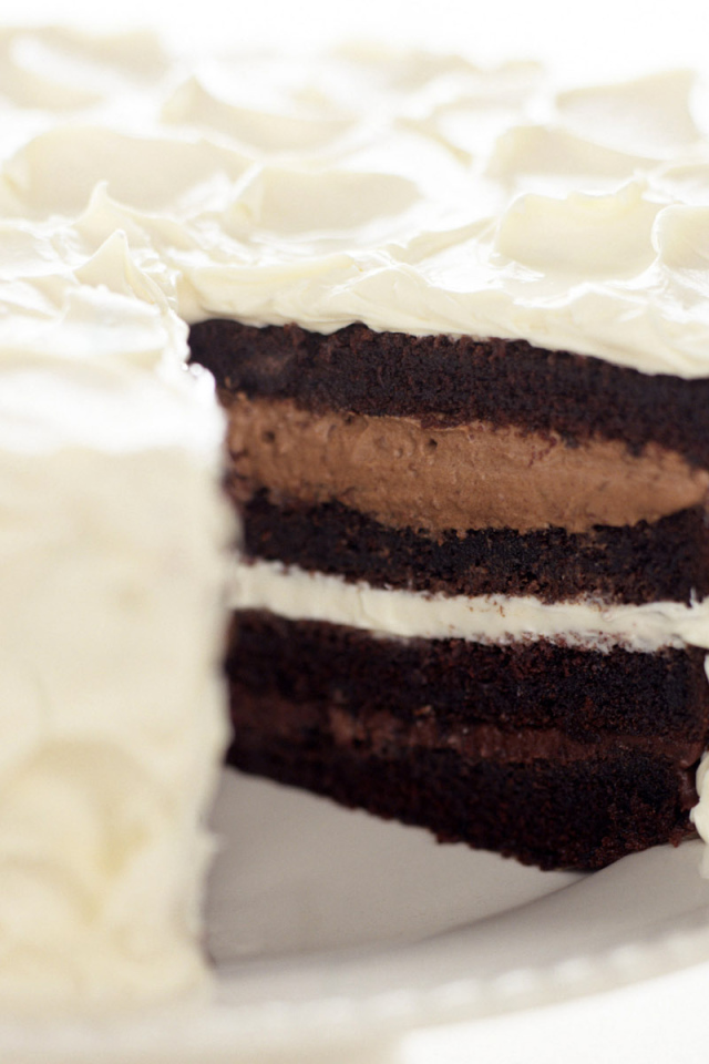 Торт с кремом